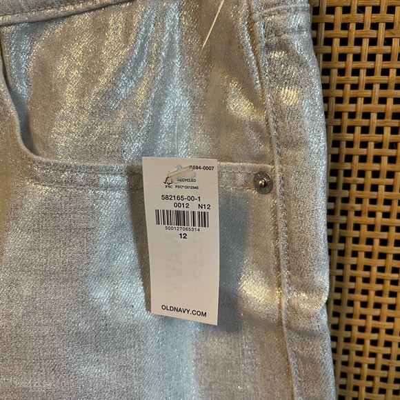 NWT Old Navy Women’s 12 Mid-Rise OG Shine Mini Skirt - Picture 4 of 5